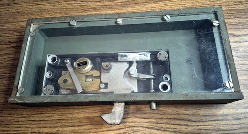 HUGE & HEAVY VINTAGE JAIL PRISON LOCK 17”X 9-1/4” – FOLGER ADAMS SOUTHERN ?