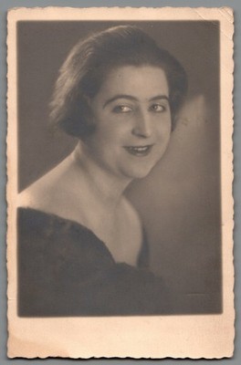Foto Sängerin Schauspielerin Bühnendarstellerin Hagen Westfalen 1927 (K1108)