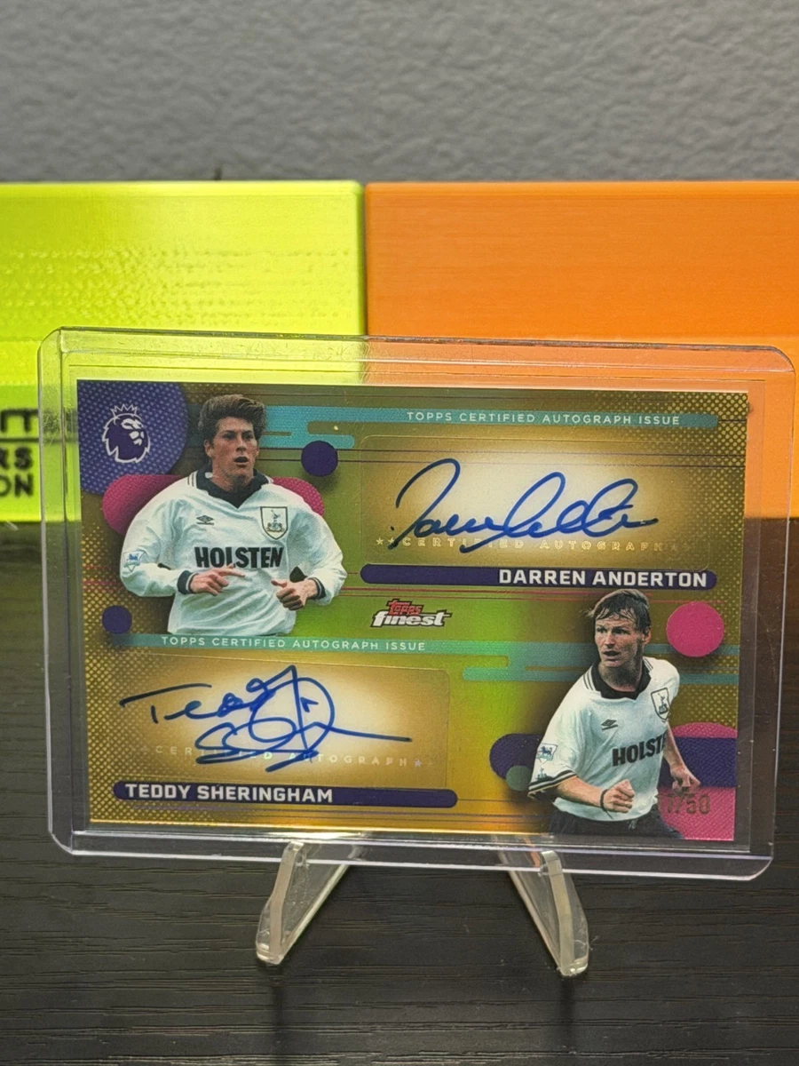 Topps Soccer Tottenham Hotspur Autographed Sports Trading Cards