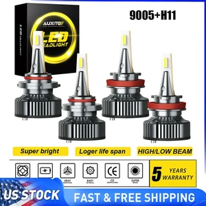 9005 H11 LED Kit phare High Low Beam Bulb Super Bright 6500K blanc 40000LM