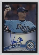 2011 Topps Chrome Rookie Auto Black Refractor 70/100 Alex Cobb #207 Auto o2h