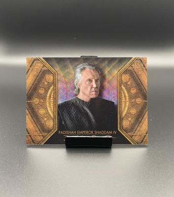 2024 Topps Chrome Dune - Emperor Shaddam IV Walls Wave Refractor 05/10