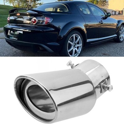 Exhaust Pipe Tip Rear Tail Throat Muffler Stainless For Mazda CX-30 2021