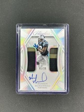 2024 Panini Flawless Muhsin Muhammad Dual Patch Auto Silver #/20