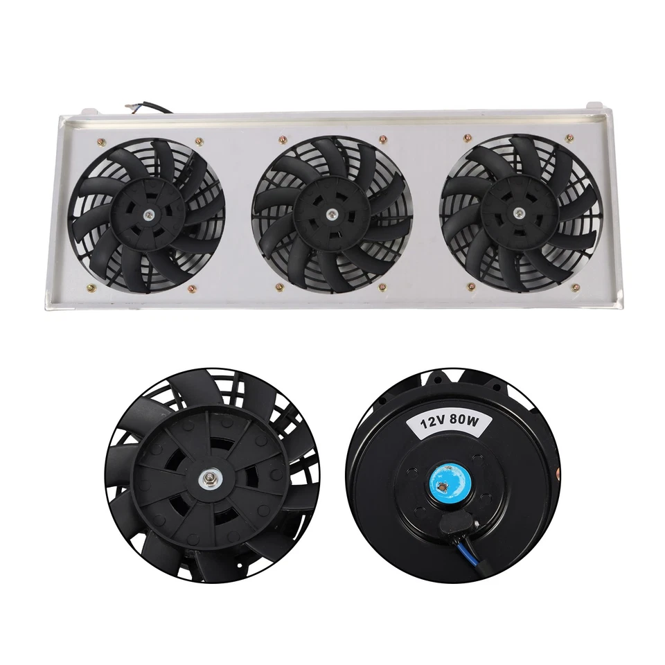 Ventilador de cubierta de radiador de aluminio para radiador Jeep Cherokee XJ Comanche 1991-2001 EE. UU. Foto 3 de 4