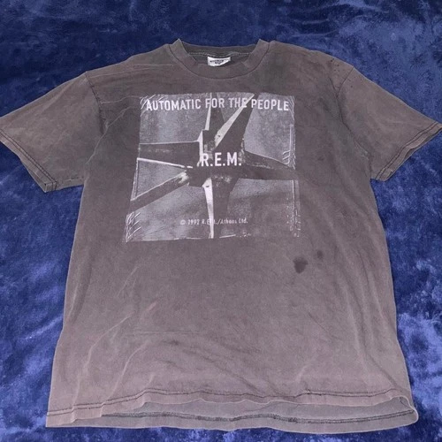 Lee R.E.M. Automatic For The People Tour T-Shir 1990s vintage concert t-shirt, vintage, size XL, single stitch, B+ condition