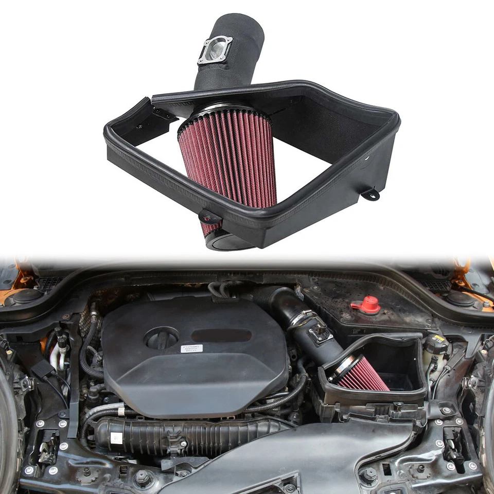 High Flow Cold Air Intake System 2015 2019 MINI Cooper S F55/F56 B46/B48 2.0T Foto 4 de 4