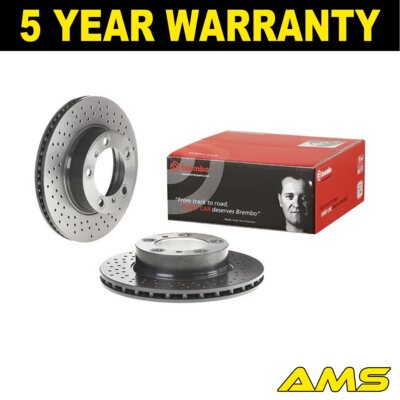 Fits Porsche Boxster Cayman 2.7 Brake Discs Front AMS 98735140201 98735140101