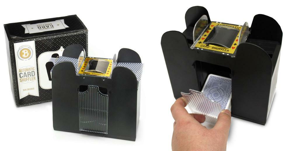 Brybelly 6 Deck Automatic Card Shuffler BatteryOperated Electric