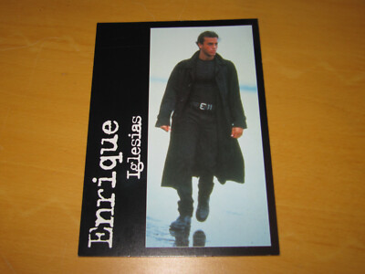 ENRIQUE IGLESIAS - SI TU TE VAS - PROMO POSTCARD 