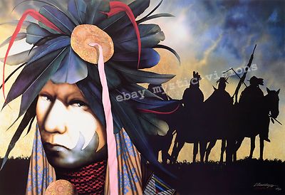 JD Challenger - ALL OVER THE SKY SACRED VOICES CALLING - S/N CANVAS - w/coa