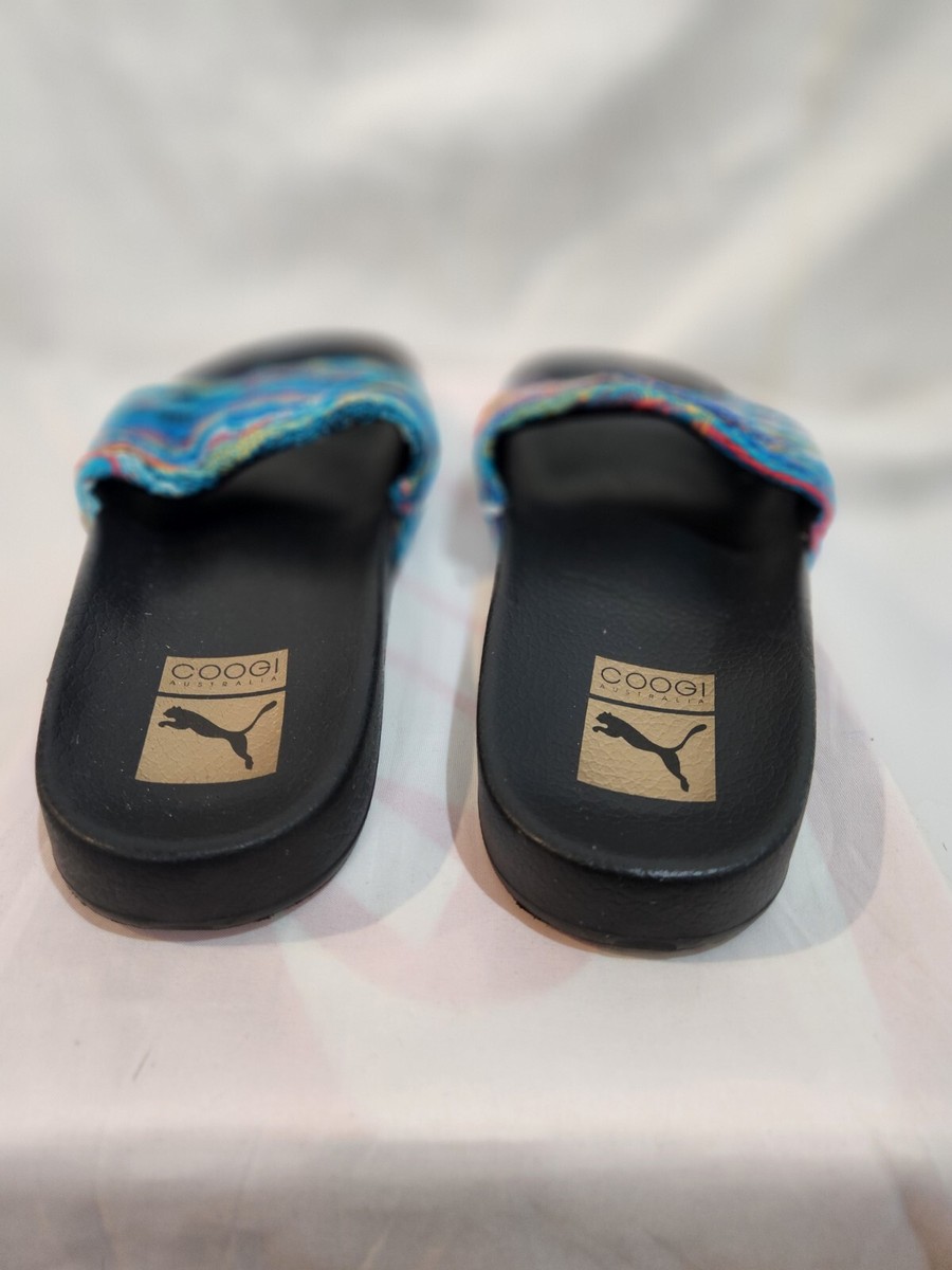 Puma X Coogi Leadcat Island Paradise Puma Black Multi Slides