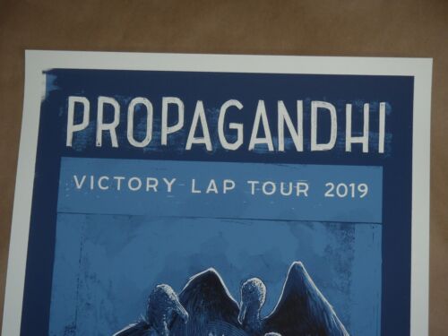 Propagandhi poster gig art print Victory Lap Tour 2019 signed Justin Santora - Picture 3 of 5