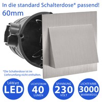Led Treppenbeleuchtung Treppenlicht Treppenlampe Stufenlicht Wand Einbauleuchte