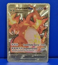Carta Spagnola Pokemon Charizard Vmax SP330 Gigantamax 020 Oro Oro