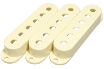 Cream Stratocaster Single Coil Pickup Cover Set for USA Fender Duncan