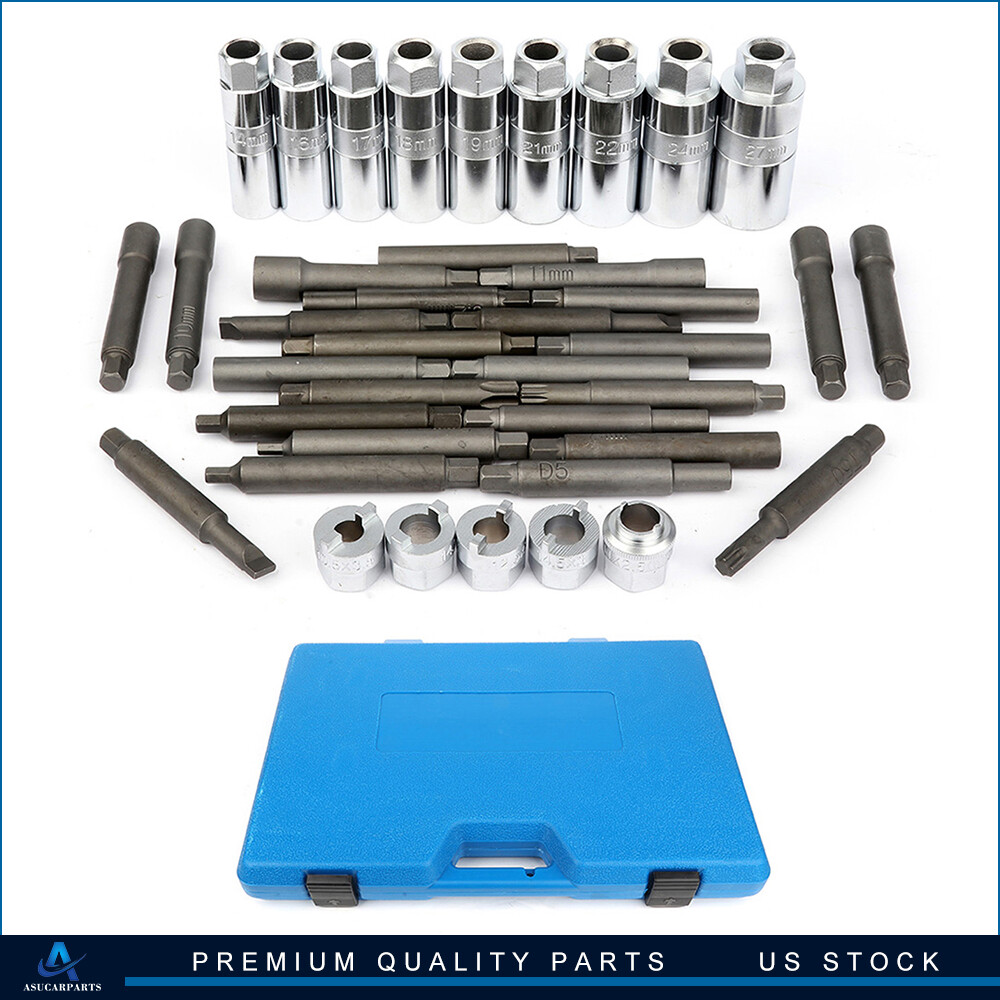 39pc Strut Shock Installation Tool Kit Removal Nut Socket Set Absorber