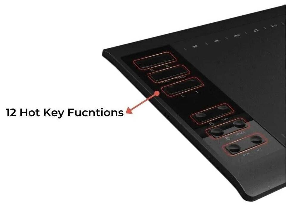 Large Screen 10x6" Digital Drawing Tablet Sketch Pad With Pen eBay