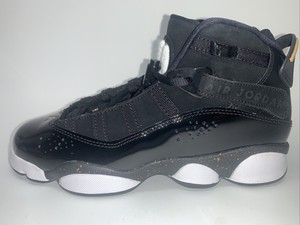 jordan 6 rings black metallic gold white