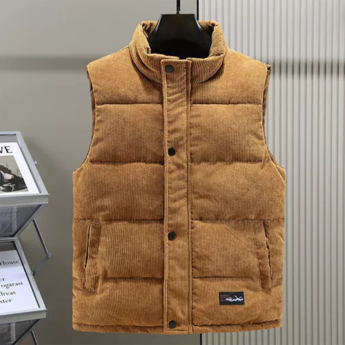 Mens Winter Body Warmer Sleeveless Padded Waistcoat Gilet Jacket Quilted Vest - Foto 13 di 17