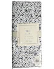 NEW POTTERY BARN BABY Brooklyn Crib Fitted Sheet Bed 100 Cotton Teal Nursery