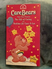 Care Bears Cheer Bear Presents The Gift Of Caring And Bedtime For Care-A-Lot VHS