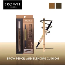 BROWIT By nongchat  Brow Pencil And Blending Cushion 2 in 1 Waterproof