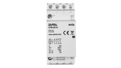 Modulare Schützspule 25A 230V AC 3xZ 1xR TH35 EXTA ZAMEL STM-25-31 EXT10 