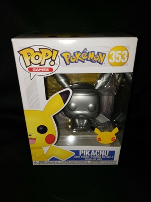 pikachu silver funko