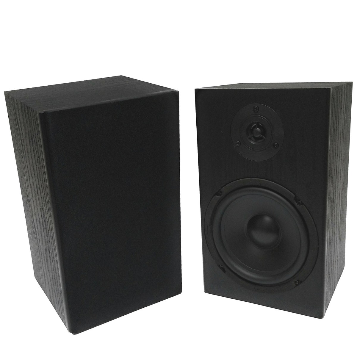 Pack TDX 2-Way Bookshelf Home Theater Audio Speaker Pair Wall Mount  Black