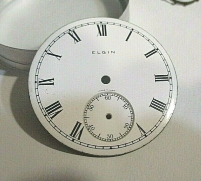ELGIN 16 SIZE POCKETWATCH PORCELAIN DIAL (NICE)  OF OR HC -----STAR 96