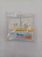 Vintage Silverbell Baby Socks 0-12 Months