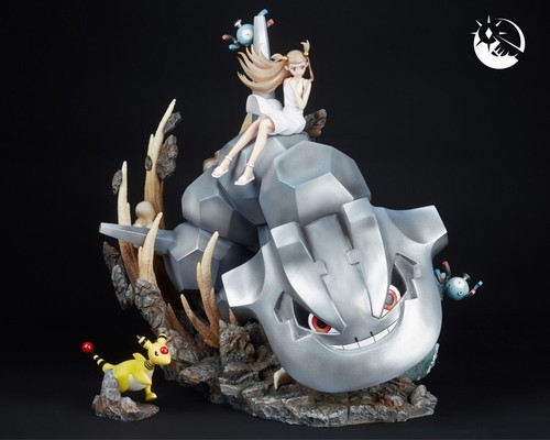 Unnor Studio Jasmine & Steelix Statue H12cm Steel Type Series Elf Anima Figur - Bild 4 von 8
