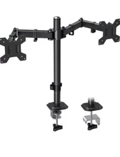 MOUNTUP Dual Monitor Desk Mount, Fully Adjustable Dual Monitor Arm 0002-MG-A
