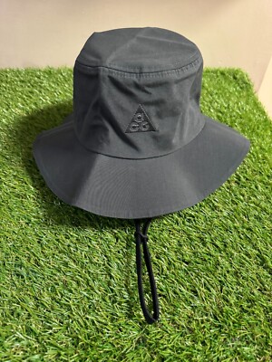 Nike ACG Bucket Hat Size M/L Black Dark Grey DC9088-070 NEW