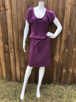 Talbots purple casual dress size P | eBay
