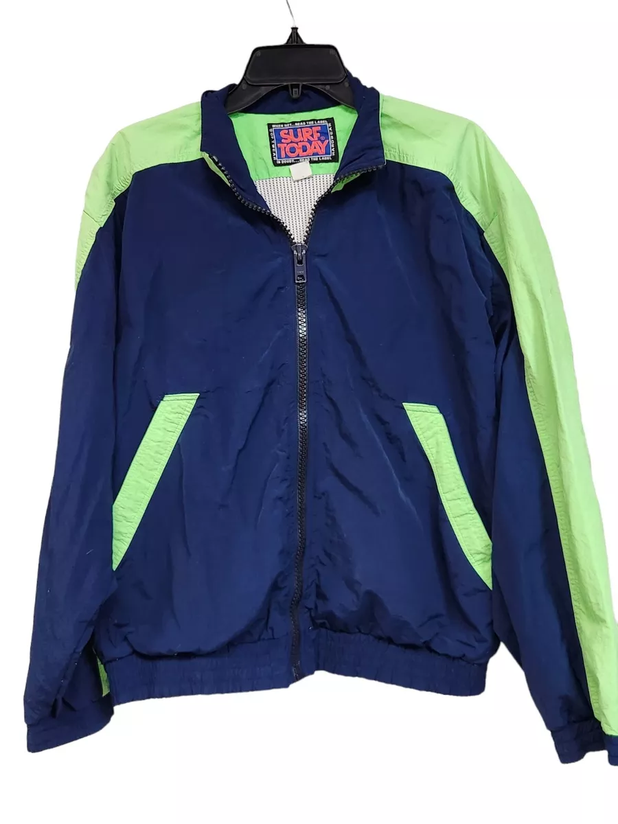 Neon hotsell blue windbreaker