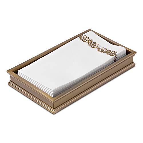 Bathroom Hand Towel Trays Guest Paper Towel Holder Vanity Tray For