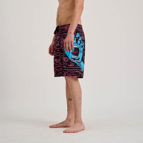 SANTA CRUZ Boardshorts pantaloncini da surf/nuoto - Screaming Wave - MEDIA - 32 - Foto 4 di 7