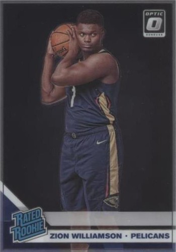 2019 Panini Optic Fanatics Silver Prizm Zion Williamson Rookie BGS