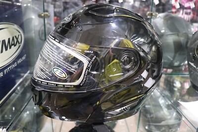 Gmax GM64 Snowmobile Helmet Modular Opening Full Face BLACK