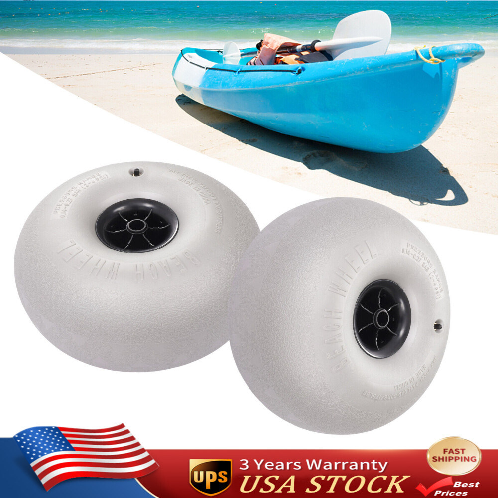 2Pcs 16&quot; Balloon Wheel Beach Sand Tires Replacement for Kayak 
