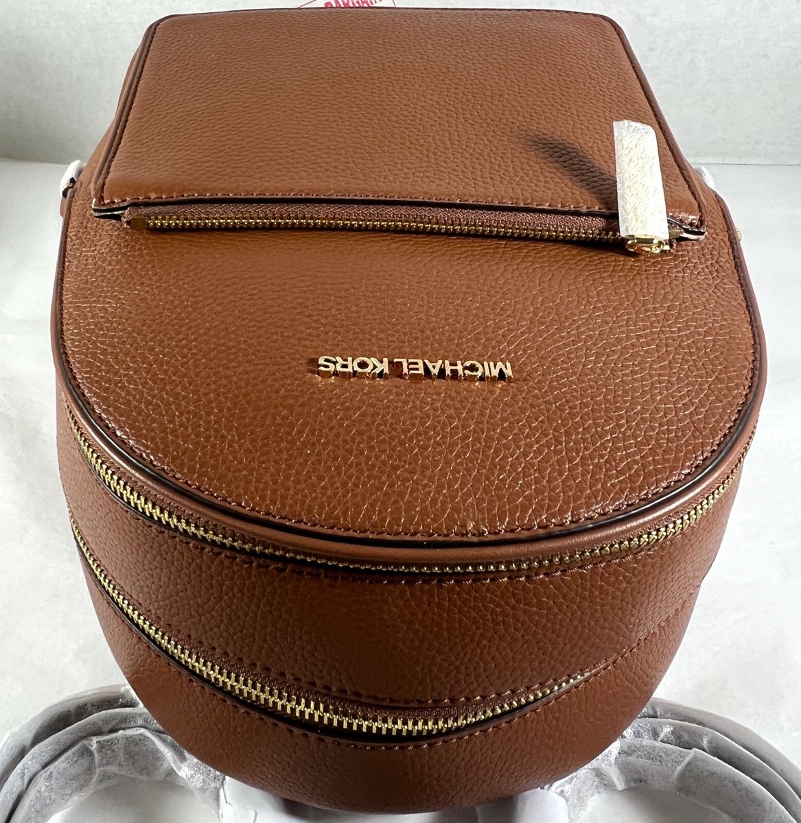 Michael Kors ADINA Pebbled Leather Medium Backpack, School  display picture 1