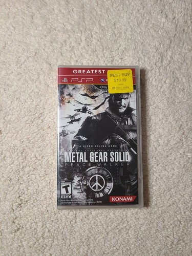 Jeu Sony PSP Metal Gear Solid Peace Walker Complet FR Comme Neuf