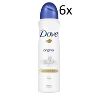 6X Dove Original Deo Deodorant Spray 0% Alkohol 48H Anti-Transpirant 150Ml