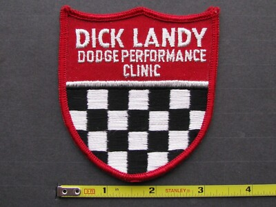 #ad DICK LANDY DRAG RACING EMBROIDERED PATCH 1 PC. C $25.00
