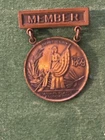 1889 Metal Pin Member Standard Bearers Association Rochester NY Civil War GAR