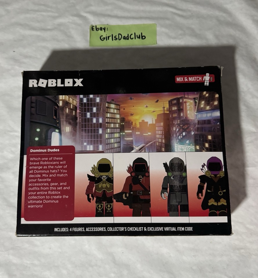 Roblox Toy New In Box Dominus Dudes DOMINUS PALLIOLUM Bonus Chaser Item ...