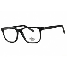 Harley Davidson Men's Eyeglasses Matte Black Acetate Square Full Rim HD0955 002