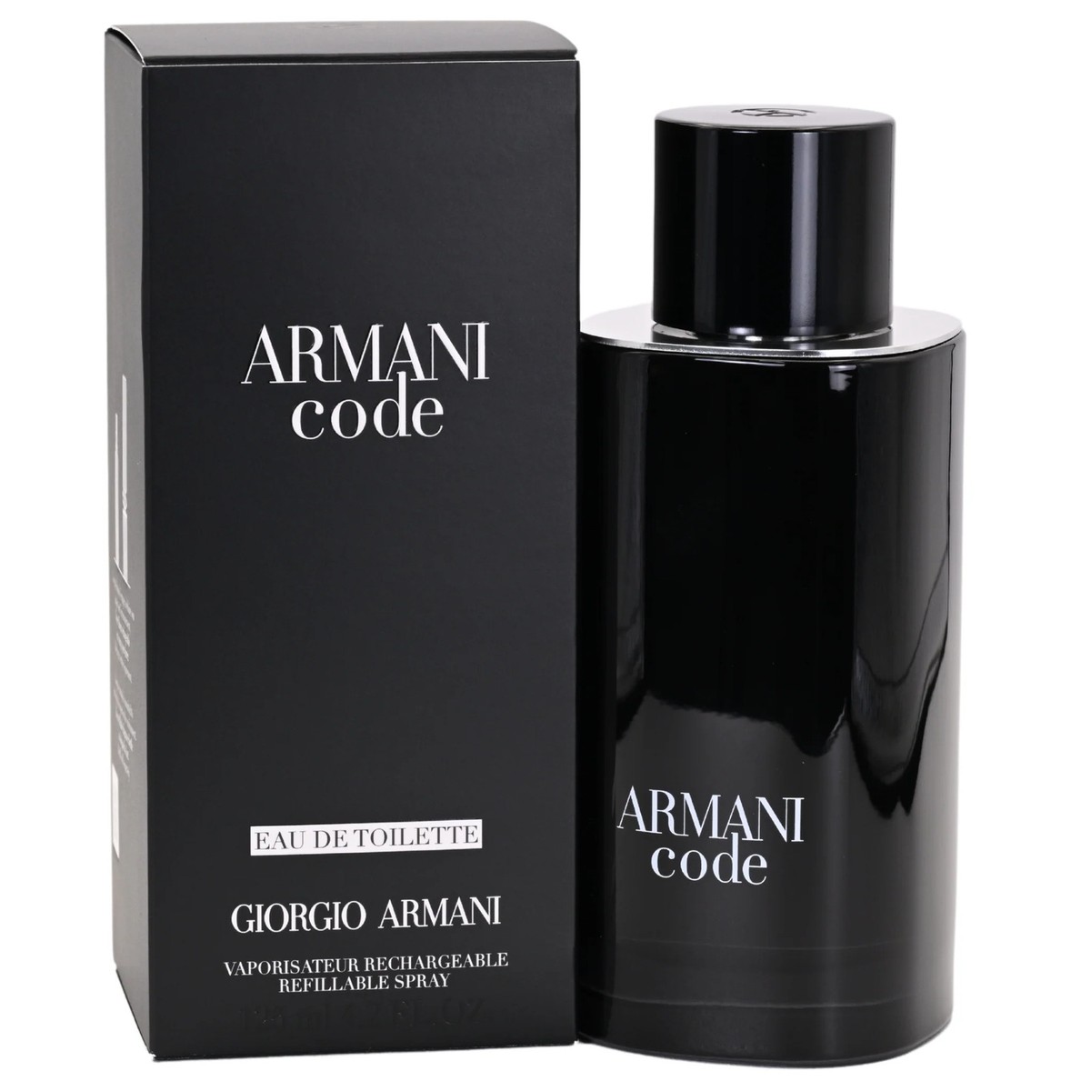 Armani Code (Refillable) by Giorgio Armani Cologne for Men EDT 4.2